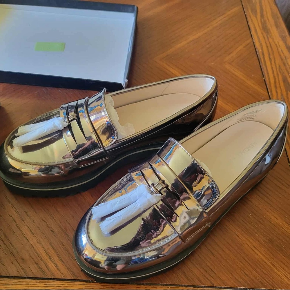 Kendall + Kylie Metallic Loafers